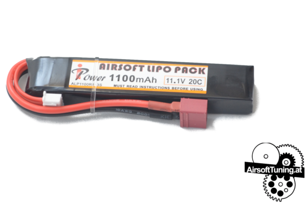 Stick - 11.1V - 1100mAh - 20C - Lipo - T-Plug Akku