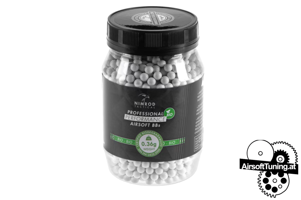Nimrod 0.36g Bio BB's Professional 2000rds