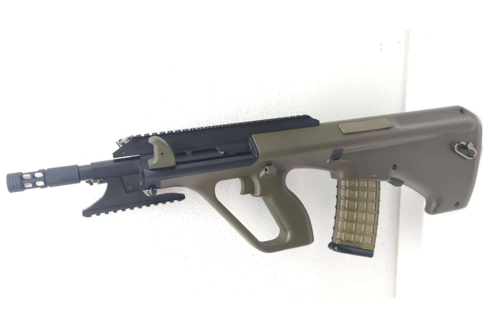 AUG A3 - Custom Nylon AUG mit Perun ETU, Begadi Rotary Hopup Unit