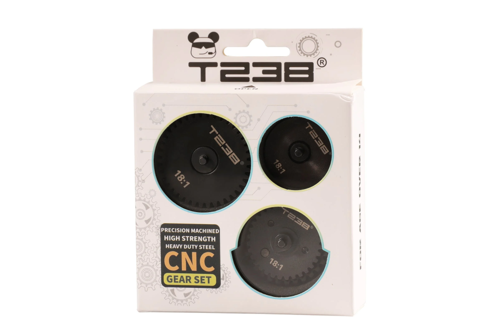 18:1 Gearset T238 Gehärteter CNC Stahl