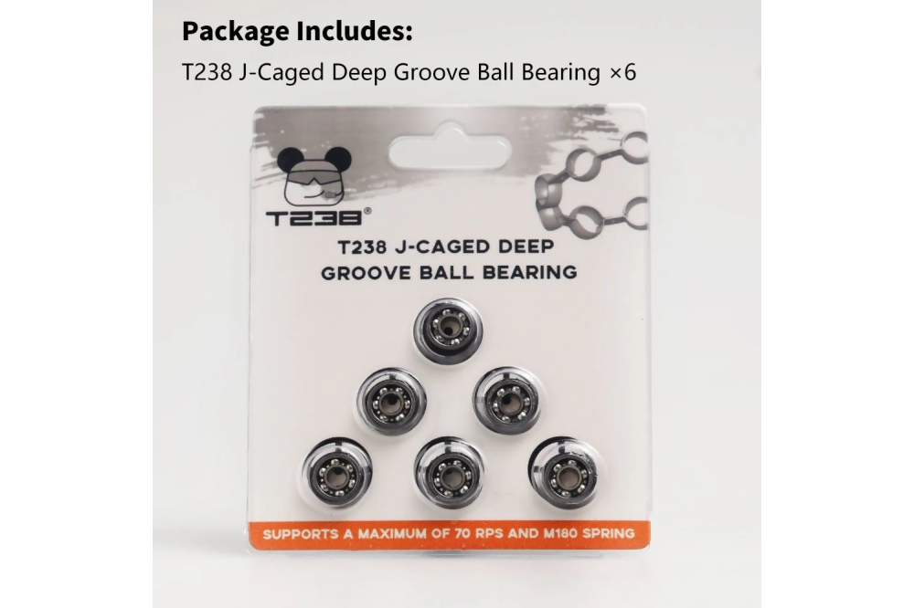 T238t238 j caged deep groove ball bearing